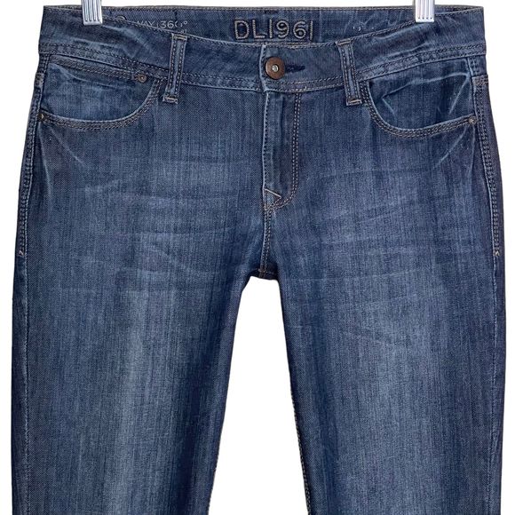 DL1961 Women's High Rise Straight Leg Jeans Denim 4-Way 360 Stretch Comfort 27 - Picture 2 of 8